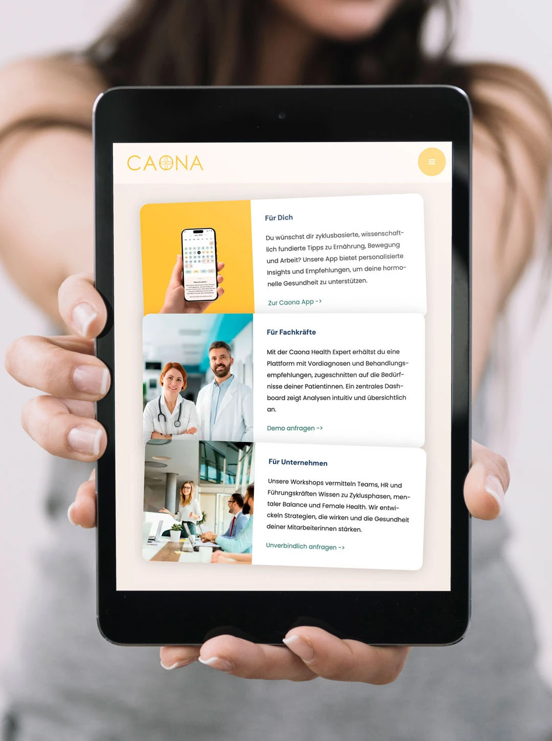 Caona Health App - Bild 2