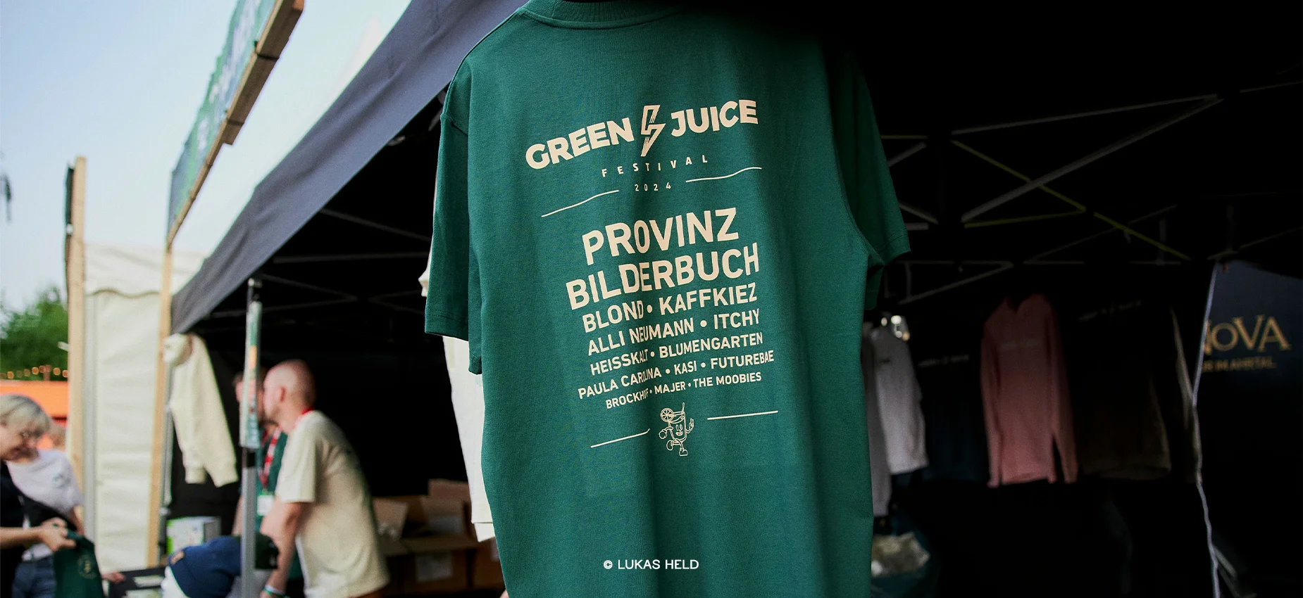 Markenprojekt Green Juice Festival von Maluure