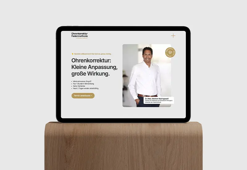 Ohrenkorrektur Fademnethode by Schwaben Aesthetic - Bild 1